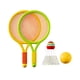 thumbnail image 3 of Juego de tenis de bádminton para niños, juego de raquetas de tenis con volante de pelota, raqueta de tenis para niños para jugadores principiantes, Amarillo verde, 3 of 8