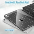 thumbnail image 5 of Glittering Sparkly Case for Ipad Air 5Th 4Th 10.9 Air 11 M2 M3 Ipad 10Th Gen 10.9 11Th 11" Pro 11 Multi-Angles Stand Smart Cover, 5 of 7
