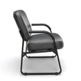 thumbnail image 5 of OFM Big and Tall Guest and Reception Chair with Arms, Vinyl, in Black (407-VAM-606), 5 of 5