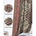 thumbnail image 3 of Farmhouse Boho Blackout Curtains for Bedroom Living Room Darkening Curtains 54 Inch Long Aztec Southwest Tribal Abstract Floral Short Curtain for Small Window Treatment Grommet Drapes 42"x54"x2, 3 of 9