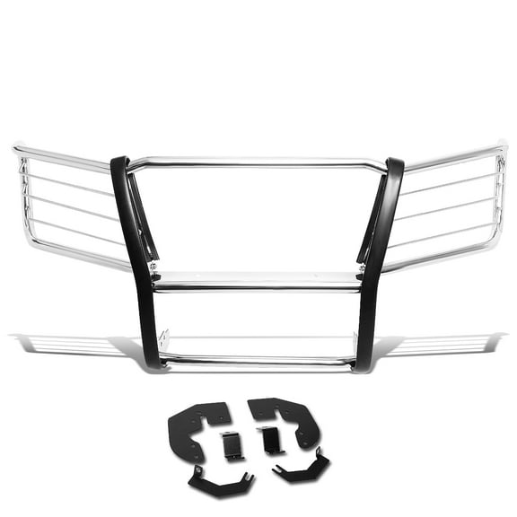 DNA Motoring For 2004-2012 Chevy Colorado GMC Canyon Stainless Steel Front Bumper Grille Brush Guard