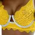 thumbnail image 6 of Lindreshi Sexy Lingerie for Women Set Women's Lace Sexy Three-Point Gathered Lace Female Sexy Lingerie Suit, 6 of 6