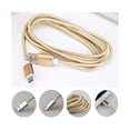 thumbnail image 5 of Câble de Charge Rapide et Synchronisation de Données Micro USB 1/2/3M pour Samsung android-Noir 1 Mètre, 5 of 5