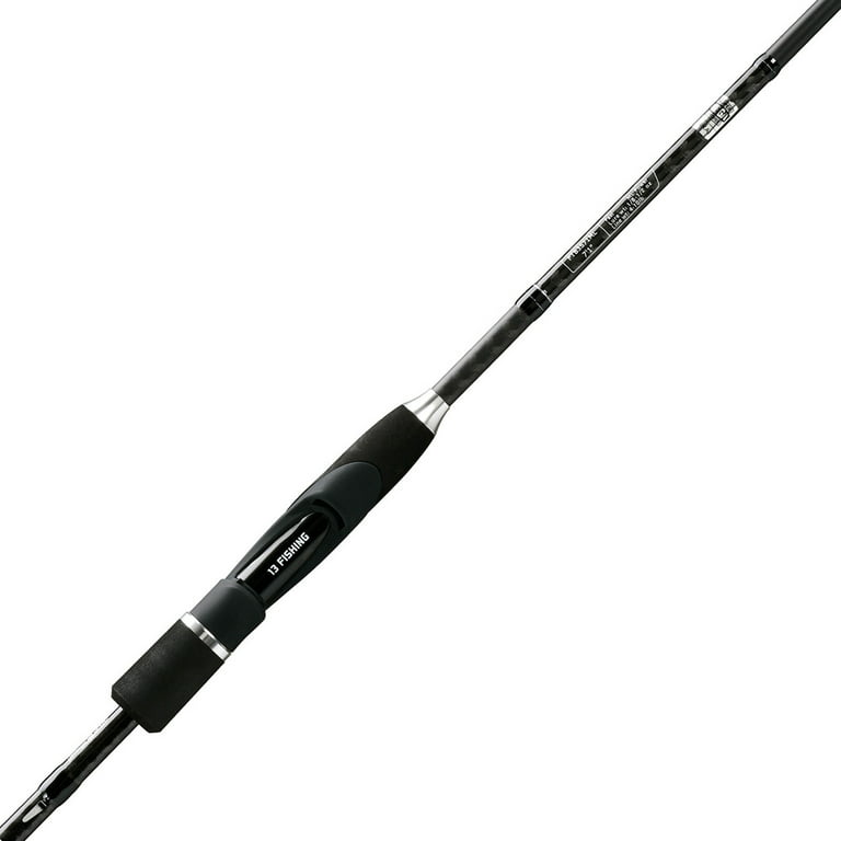 13 Fishing 1130223 7 ft. Fate 1 in. M Spinning Rod, Black