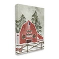 thumbnail image 3 of Stupell Industries Americana Barn Holiday Snow Scene Graphic Art Gallery Wrapped Canvas Print Wall Art, Design by Laura Konyndyk, 3 of 7