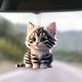 thumbnail image 5 of Tainini 3in Cat Flat Easter Hanging Ornament, Car Rear View Mirror Accessories, Easter Gift, 5 of 5