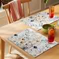thumbnail image 4 of Watercolor Wildflower Placemats Set of 4, Spring Floral Botanical Vintage Farmhouse Non-Slip Place Mats Washable Table Mats for Kitchen Dining Table Decorations Indoor/Outdoor, 4 of 9
