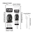 thumbnail image 3 of Tire Repair Sealant Kit External Rubber Patch Glue for Sidewall Cracks and Punctures Waterproof Tire Care To Extend Tread Lifes, 1oz, 3 of 8