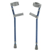Inspired by Drive Pediatric Forearm Crutches, Large, Knight Blue, Pair