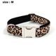 thumbnail image 2 of Collar de perro con estampado de leopardo de diseñador, collar ajustable para mascotas, 2 of 5