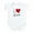 Cloud White, variant on CafePress - I Love My Avo - Baby Light Bodysuit, Size Newborn - 24 Months