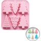 thumbnail image 1 of Christmas Tree Silicone Mold, 1pc Chocolate Mold Soap Mold Candy Cake Jelly Mold Christmas Decoration Family Party DIY, 1 of 3