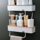 thumbnail image 5 of Estante de baño organizador estante montado en la pared con barra de toalla azul, 5 of 5