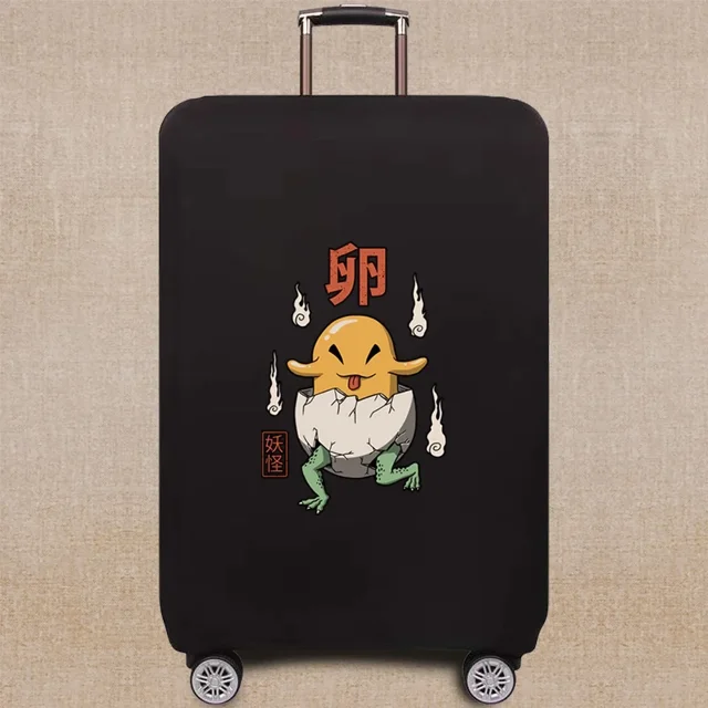 Travel Accessory Suitcase Cover Luggage Protective Case Cute Monster Pattern Series 18-32Inch Trolley Cover Elastic 8cute monster012 XL