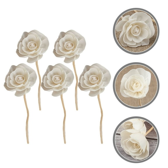 HEALEEP  5 PCS Simulated Flowers and Fragrance Expansion Diffuser Sticks Man