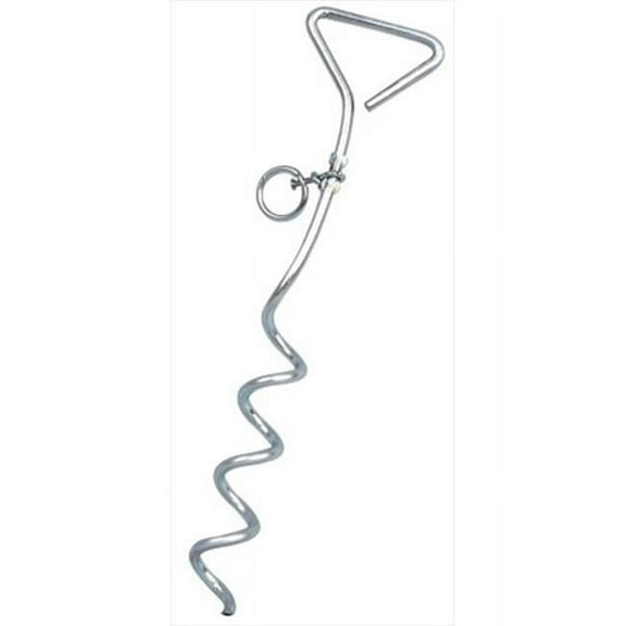 42572 Spiral Anchor Tie-Out With Ring