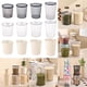 thumbnail image 1 of Cubo transparente para almacenamiento de alimentos | Contenedor hermético con tapa | Plástico PET resistente a la humedad | Diseño apilable que ahorra espacio | Apertura grande | Para pasta, snacks, 1 of 2