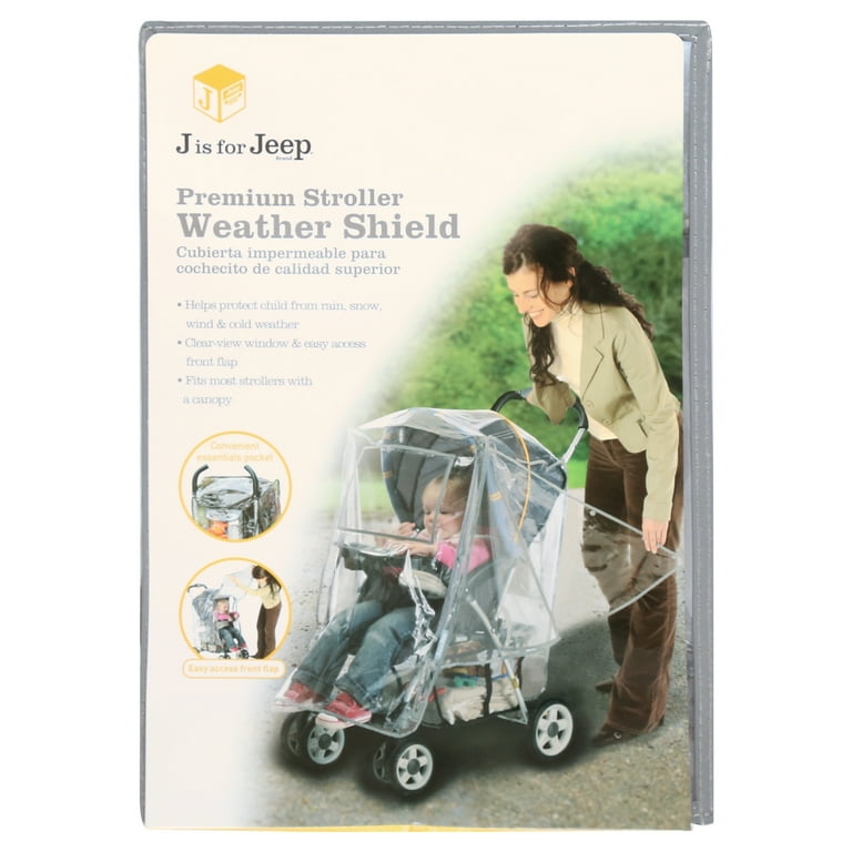 Jeep Premium Stroller Weather Shield, Clear