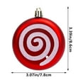 thumbnail image 2 of Hwkond Christmas Indoor Decorations Christmas Decoration Pendant With Bright Light Rotating Thread Painted Ball Colored Ball Colored Ball Christmas Tree Electroplated Christmas Ball Decoration, 2 of 6