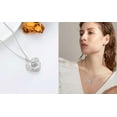 thumbnail image 5 of SOULMEET 10K 14K 18K Solid White Gold Heart Locket That Holds Picture Personalized Infinity Sunflower/Starburst/Rose Locket Necklace Gift for Women Man, 5 of 9