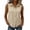 Beige, variant on TaTaai Womens Casual Tops Sleeveless Slim Fit Collared Solid Vest for Daily Work Wear Gift