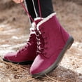 thumbnail image 2 of Zapatos botas de nieve Zapatos de algodón de piel de mujer Botas de mujer de talla grande Botas de nieve coreanas Zapatos cálidos de invierno, 2 of 5
