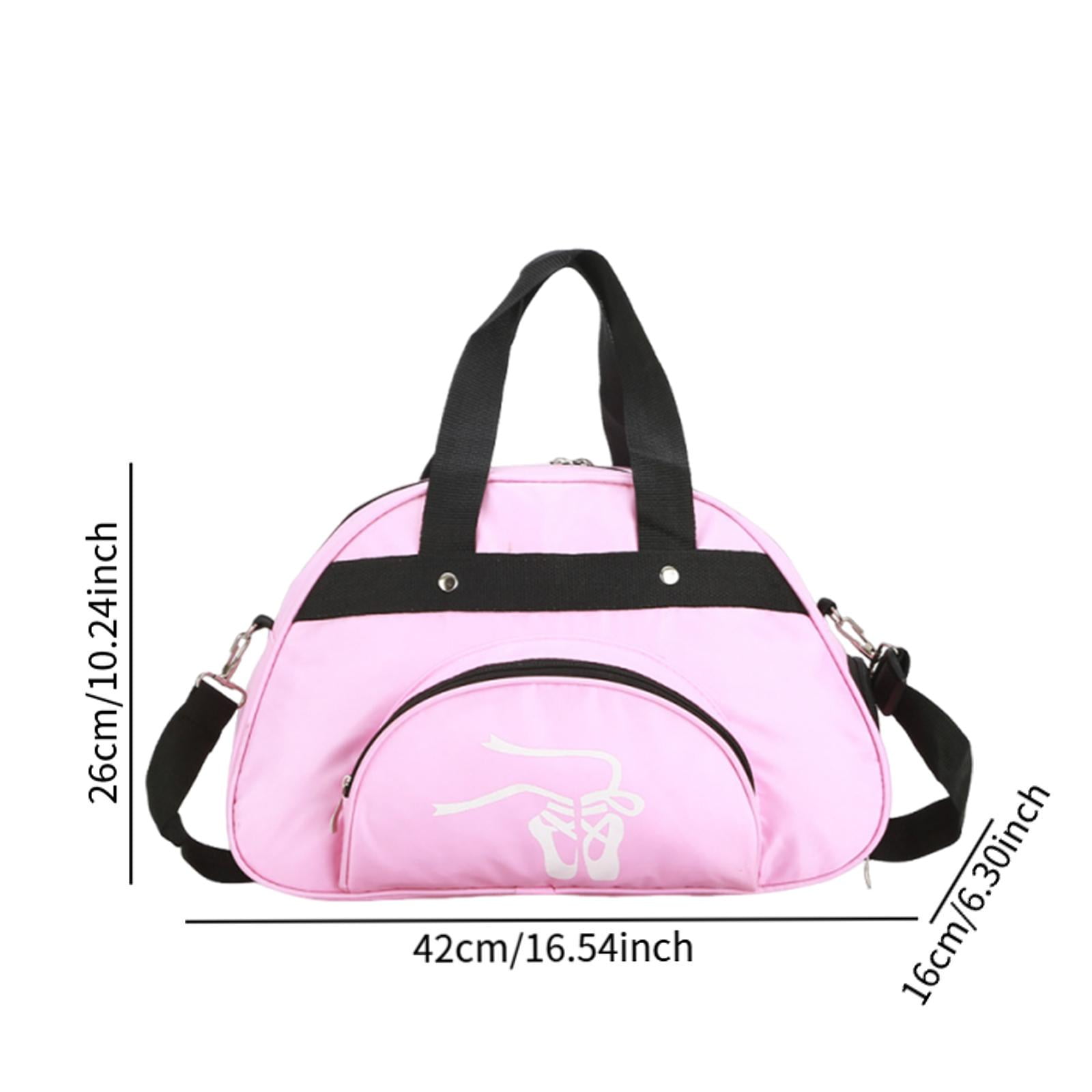 Dance Bag Sports Duffel Shoe Organizer Nylon Material Large Capacity for Girls Women Ballet Dancers