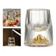 thumbnail image 2 of Vaso de cristal, copa de cristal, copas rusas, vaso bajo, juego de copas para brandy montaña, 2 of 9