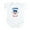 Cloud White, variant on CafePress - Soccer Crest USA Blue Infant Bodysuit - Baby Light Bodysuit, Size Newborn - 24 Months