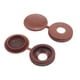 thumbnail image 1 of Ounissouiy 100 pack/lote elástico conectado hace que el de tapa decorativa de tornillo sea conveniente cubierta protectora de tornillo Decoración del hogar café, 1 of 6