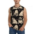 thumbnail image 2 of Goofa French Bulldog Printed Men's Sleeveless T-Shirt - Athletic Gym Workout Tank Top for Men - Moisture-Wicking, UPF 30+ Quick-Dry Muscle Tee-Medium, 2 of 8