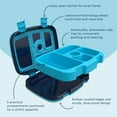 thumbnail image 5 of Bentgo Kids 5-Compartment Lunch Box - Confetti Design for School, Ideal for Ages 3-7, Leak-Proof, Drop-Proof, Dishwasher Safe, & Made with BPA-Free Materials (Confetti Edition - Abyss Blue), 5 of 8