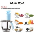 thumbnail image 4 of Vidiem IRIS Moulin à Eau Multi-Usage 2L SS Tambour, Rouleaux de Pierre, Food Processor, Multi Chef Jar, Atta Pétrin, 110V/90W pour Moteur USA & Canada RPM 1440 et Tambour RPM 150 (Utilisation Domestique & Commerciale), 4 of 6