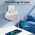 thumbnail image 6 of 1080P WiFi Security Camera Wall Outlet - Mini Indoor Camera with Local SD Card Storage (SD Card Not Included), 120° Wide Angle, Plug-in No Battery Needed for Baby/Pet/Home Security, 6 of 7