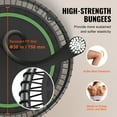 thumbnail image 3 of 40" Foldable Mini Fitness Trampoline Adults Exercise Rebounder with Handle, 3 of 9