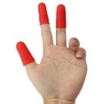 thumbnail image 4 of Antideslizante Pistola de pegamento caliente Tapas para dedos Funda de silicona para dedos Rojo 3 piezas Ehuebsd Libre de BPA, 4 of 8