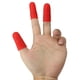 thumbnail image 1 of Manga Del Pulgar Batería de Cocina Antideslizante Pistola de pegamento caliente Tapas para dedos Funda de silicona para dedos (Rojo 3 piezas) Likrtyny Libre de BPA, 1 of 4