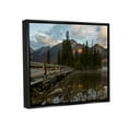 thumbnail image 4 of Stupell Industries Forest Bridge Photography Landscape Photography Black Floater Framed Canvas Art Print Wall Art, 31 x 25, 4 of 10