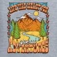thumbnail image 6 of Wild Bobby Life Was Meant For Great Adventures Mountains Pine Trees Nature Lover Unisex Crewneck Sweatshirt, Heather Grey, Small, 6 of 6