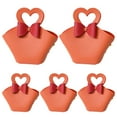thumbnail image 1 of CSChome Gift Bag 5Pcs Convenient Colorful Mini Handbag Faux Leather Gift Bag for Parties Weddings Decoration, 1 of 7
