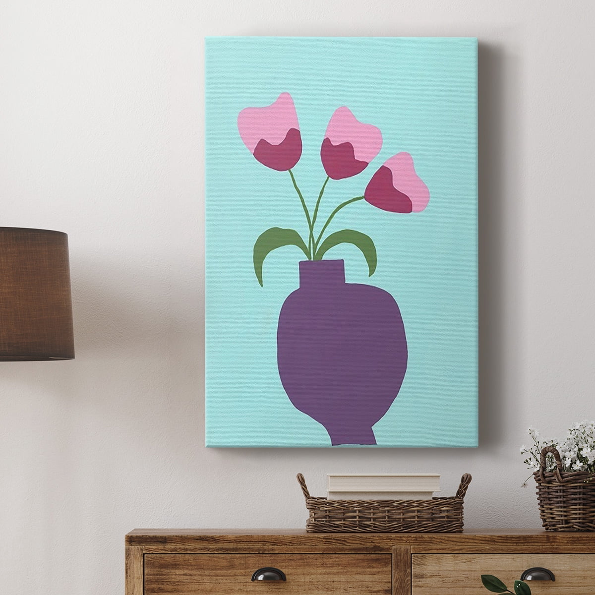 Modern Blooms I Premium Gallery Wrapped Canvas - Ready to Hang
