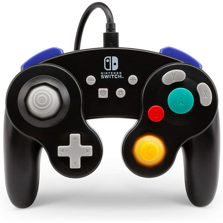 PowerA Wired Controller for Nintendo Switch - GameCube Style: Black - Nintendo Switch, The preferred gamepad for Super smash Bros ultimate By by