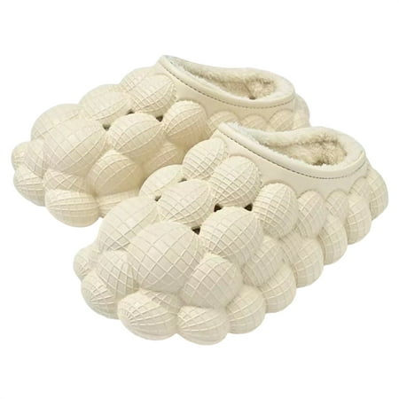 

Funny Lychee Bubble Slippers Home Massage Slippers Soft Pillow Stress Relief Slide Sandals House Slippers for Women Men