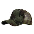 thumbnail image 2 of Camouflage Baseball Cap, Adjustable Strapback Dad Hat for Men and Women, One Size Fits Most, Lightweight Sports Hat for Outdoor, Running, Hiking and Daily Wear-Green, 2 of 9