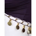 thumbnail image 7 of YiZYiF Women Belly Dance Tops Flare Sleeve Tassels Cover-Up Lace Crop Tops Cardigan with Bells, 7 of 7