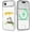 Frog, variant on Compatible with iPhone 17 Air White Case for MagSafe, Clear Classic Hybrid Magnetic Scratch Resistant Back Drop Protection Creative 3D Frog Leaf Umbrella Case