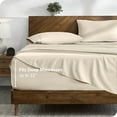 thumbnail image 4 of Bare Home 22" Extra Deep Pocket Sheet Set - Premium 1800 Collection - Ultra-Soft - Twin, Sand, 4 of 9