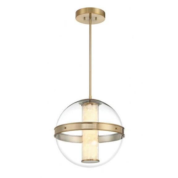 Minka Lavery Minka Divinely 16 3/4" Wide Modern Celeste Brass LED Pendant Light
