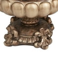 thumbnail image 5 of DecMode 11" Round Ornate Bronze Polystone Decorative Bowl, 5 of 8