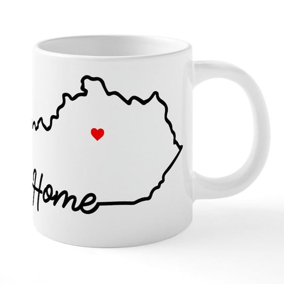 CafePress - Kentucky Home Lexington - 20 Oz White Ceramic Mega Mug